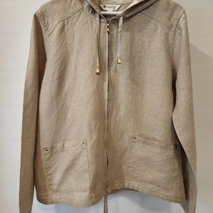 Inspired Style Linen Hooded Summer Jacket